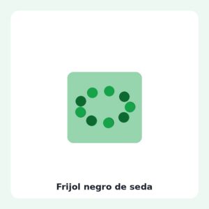 Frijol negro de seda