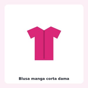 Blusa manga corta dama