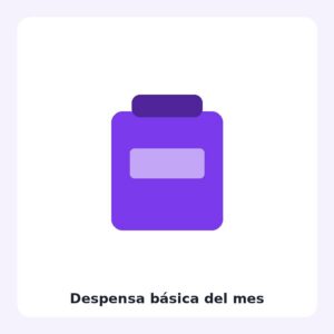 Despensa básica del mes