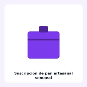 Suscripción de pan artesanal semanal