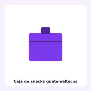 Caja de snacks guatemaltecos